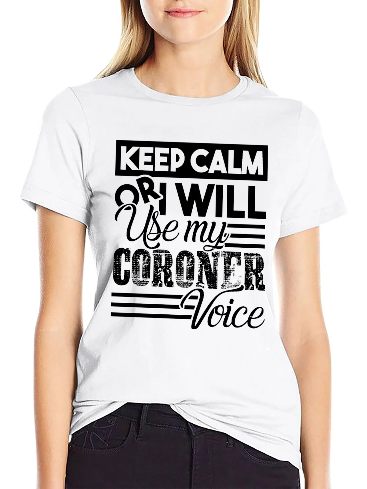 Keep Calm Coroners T-Shirt Black product image 8