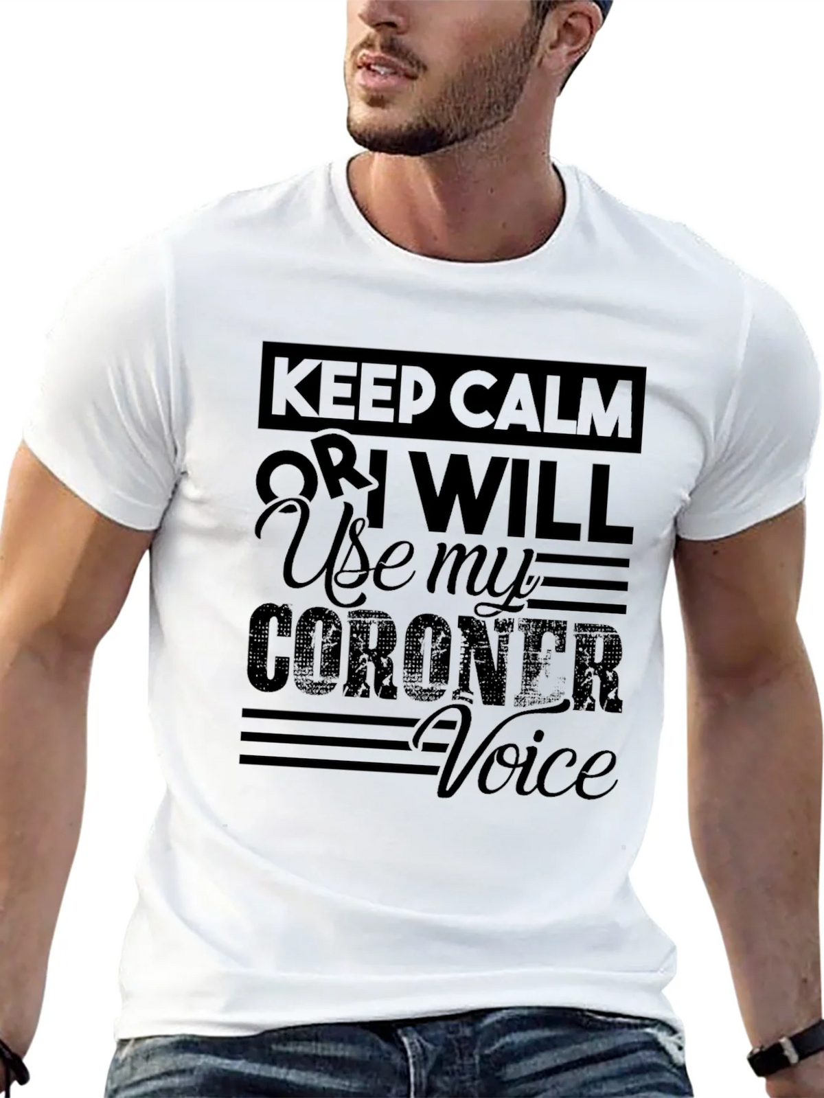 Keep Calm Coroners T-Shirt Black product image 12