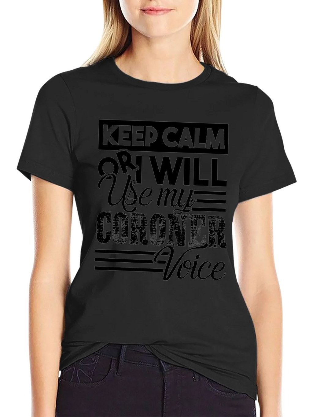 Keep Calm Coroners T-Shirt Black product image 2