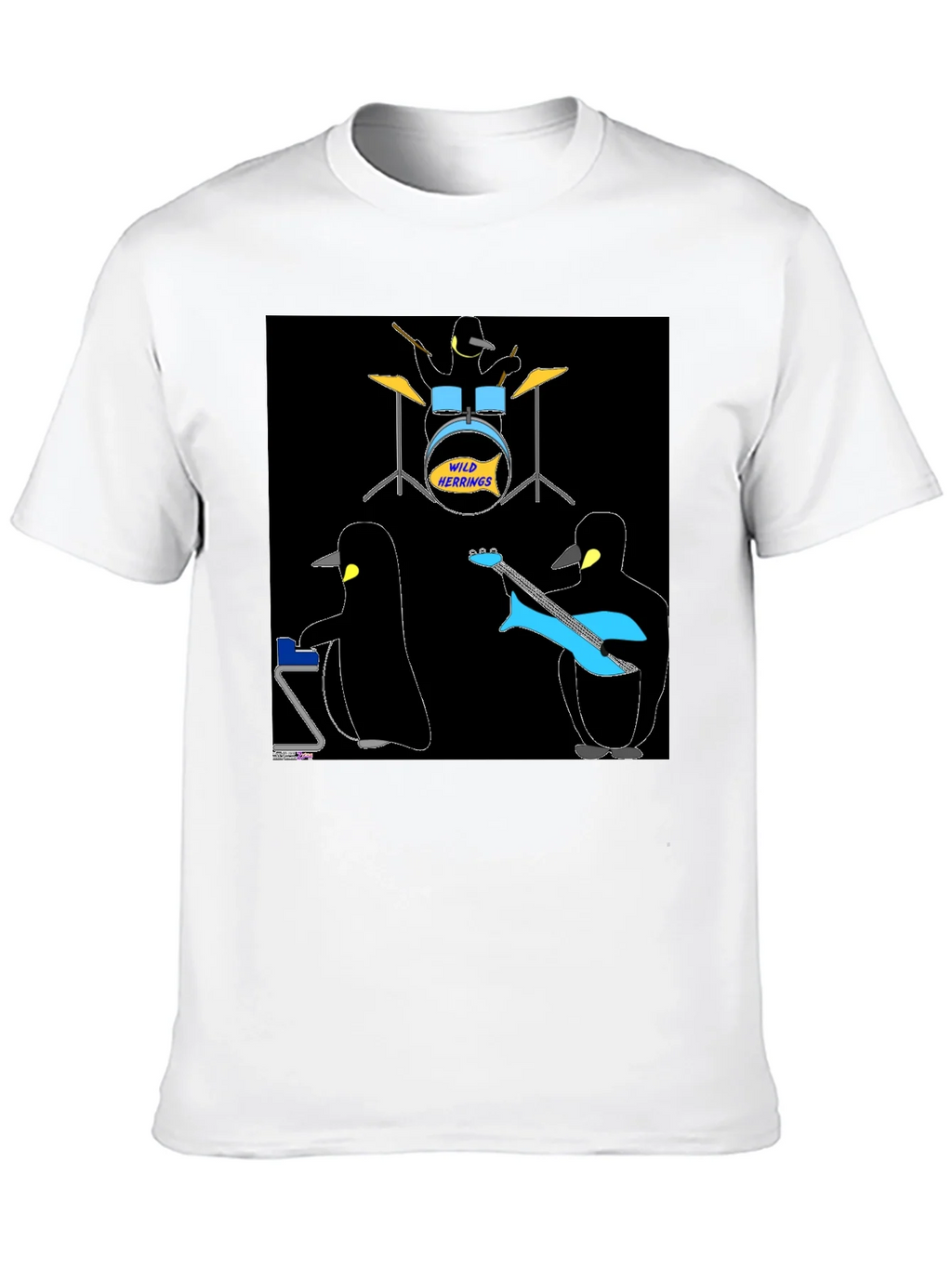 Penguin Band T-Shirt - Wild Herrings Rock! product image 8
