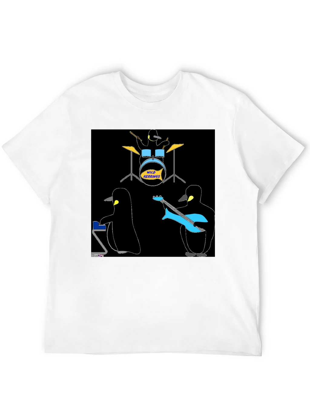 Penguin Band T-Shirt - Wild Herrings Rock! product image 10