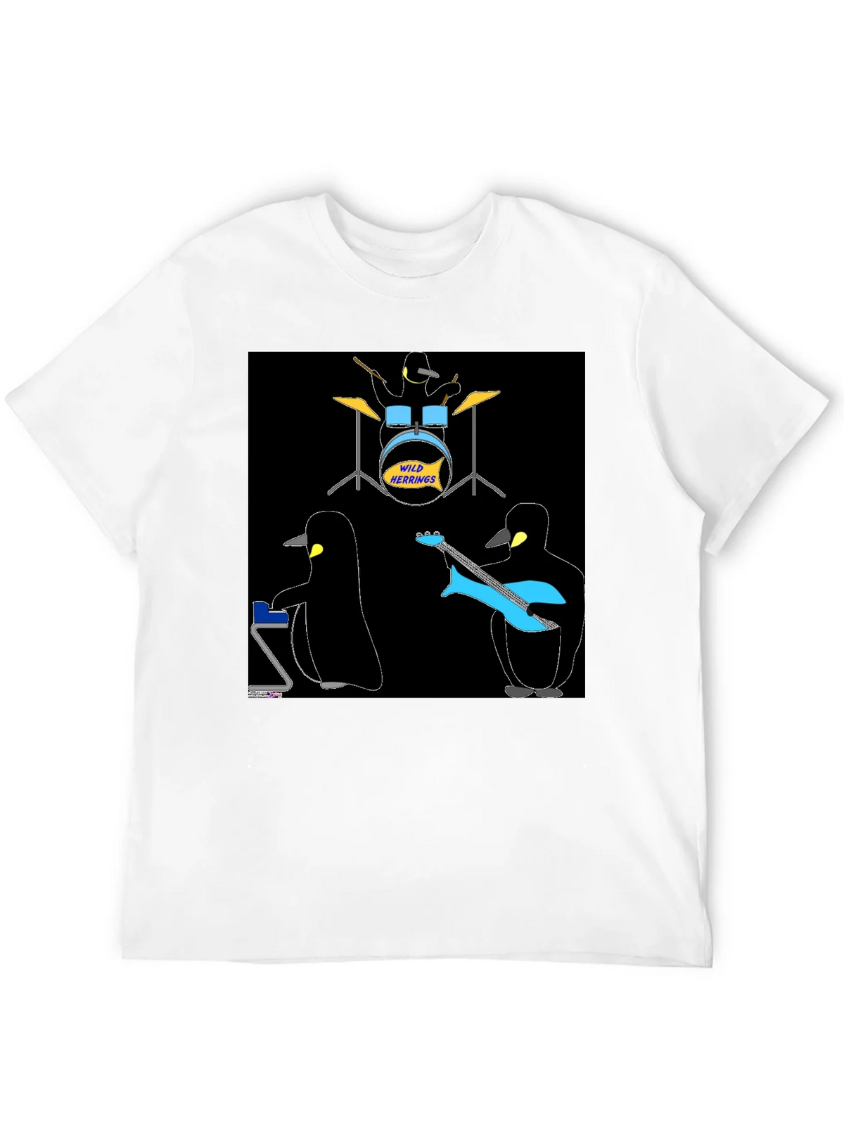 Penguin Band T-Shirt - Wild Herrings Rock! product image 10