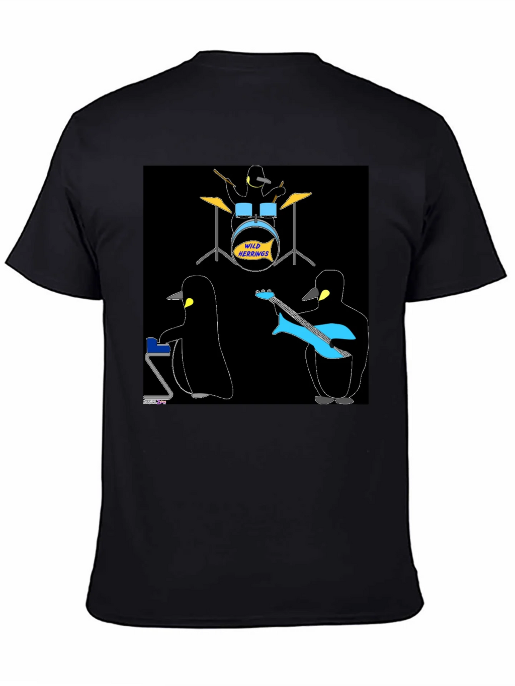 Penguin Band T-Shirt - Wild Herrings Rock! product image 4