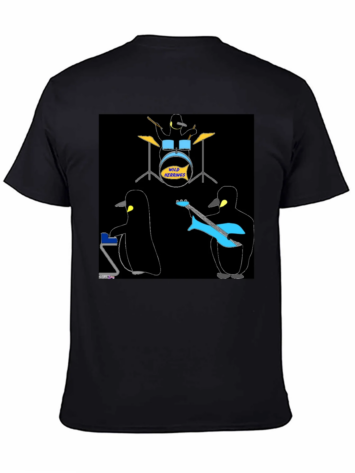 Penguin Band T-Shirt - Wild Herrings Rock! product image 4