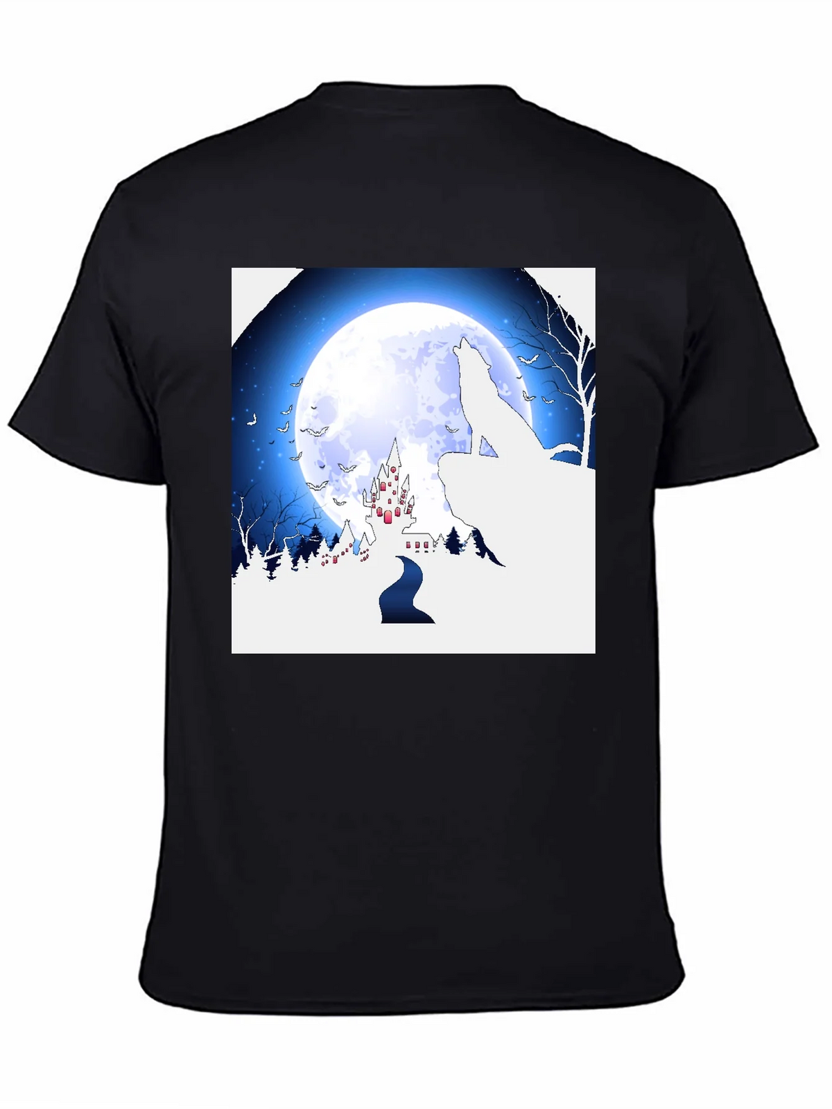 Wolf Moon Castle T-Shirt product image 3