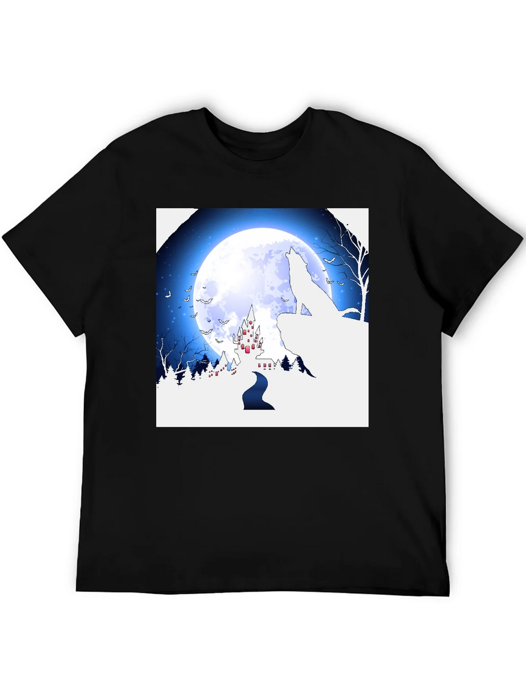 Wolf Moon Castle T-Shirt product image 4