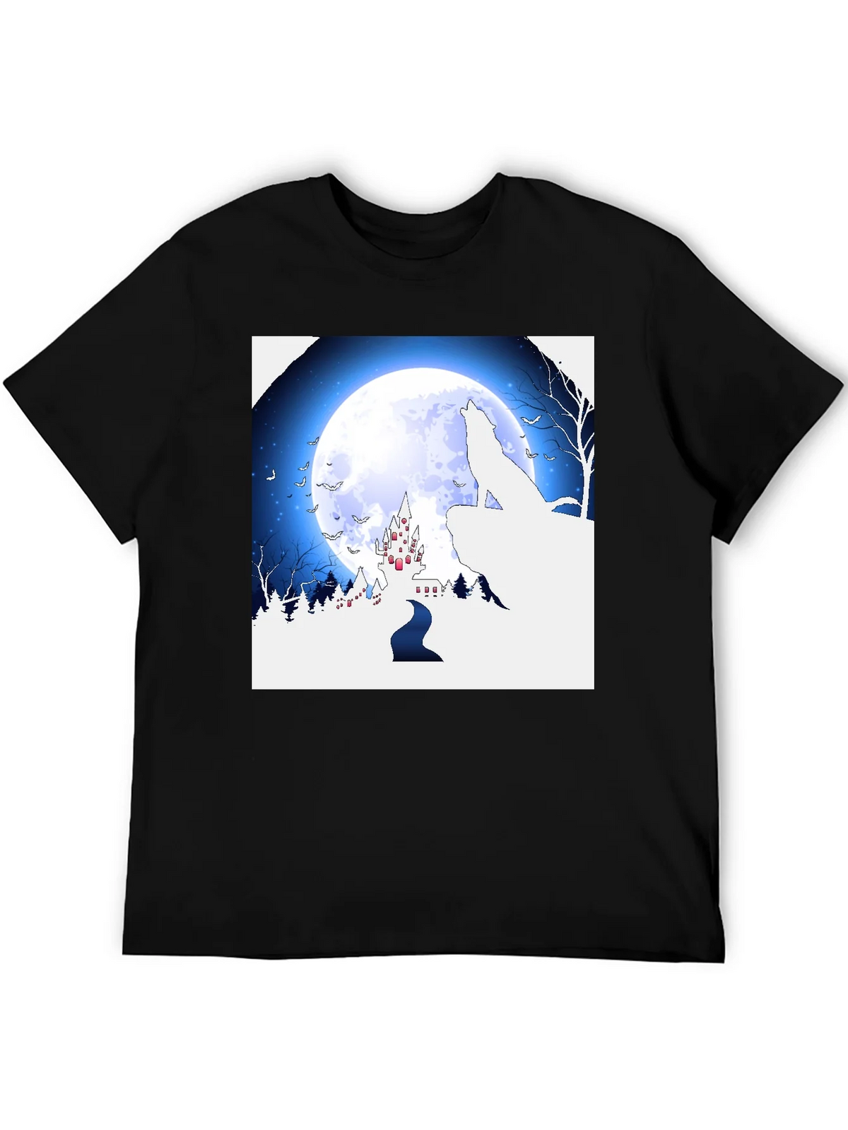 Wolf Moon Castle T-Shirt product image 4