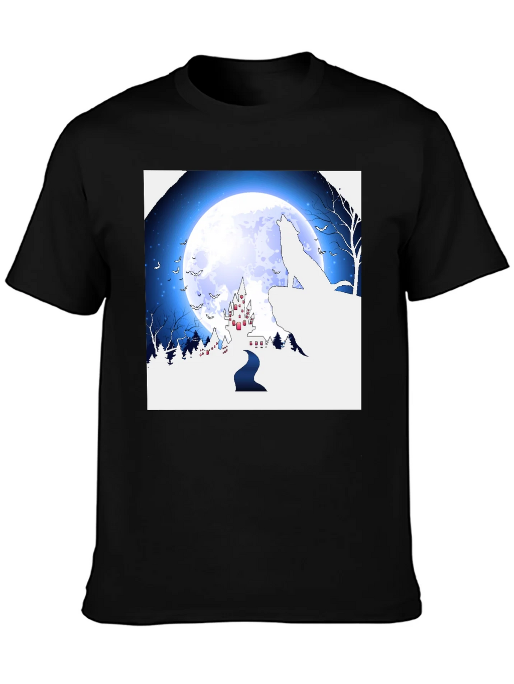 Wolf Moon Castle T-Shirt product image 2