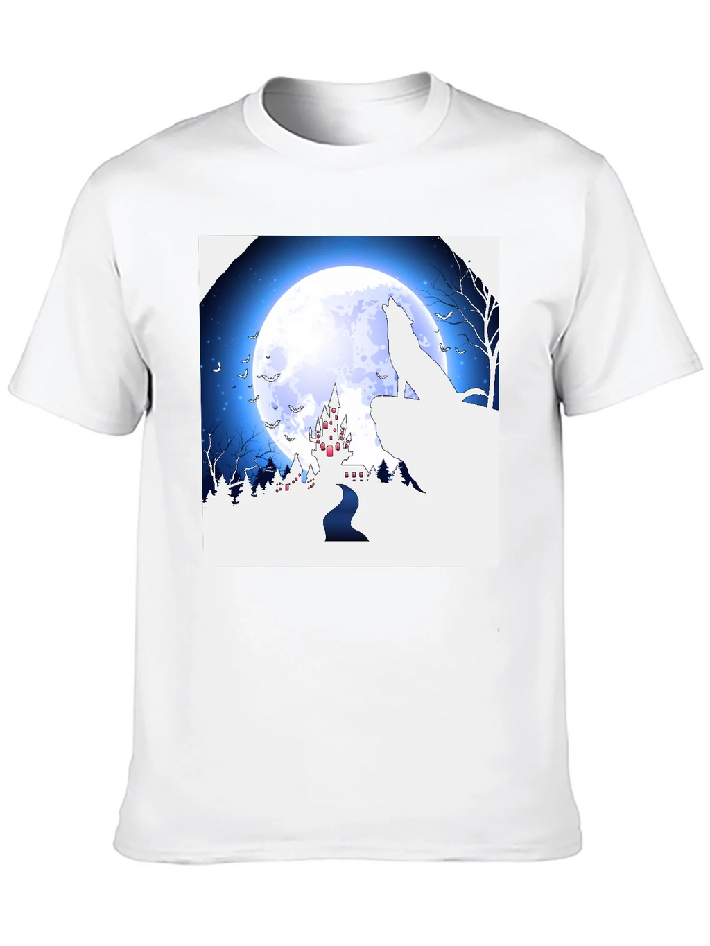 Wolf Moon Castle T-Shirt product image 7