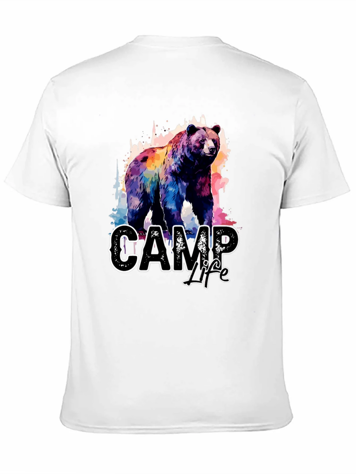 Camp Life Bear Graphic Tee - Black product image 10