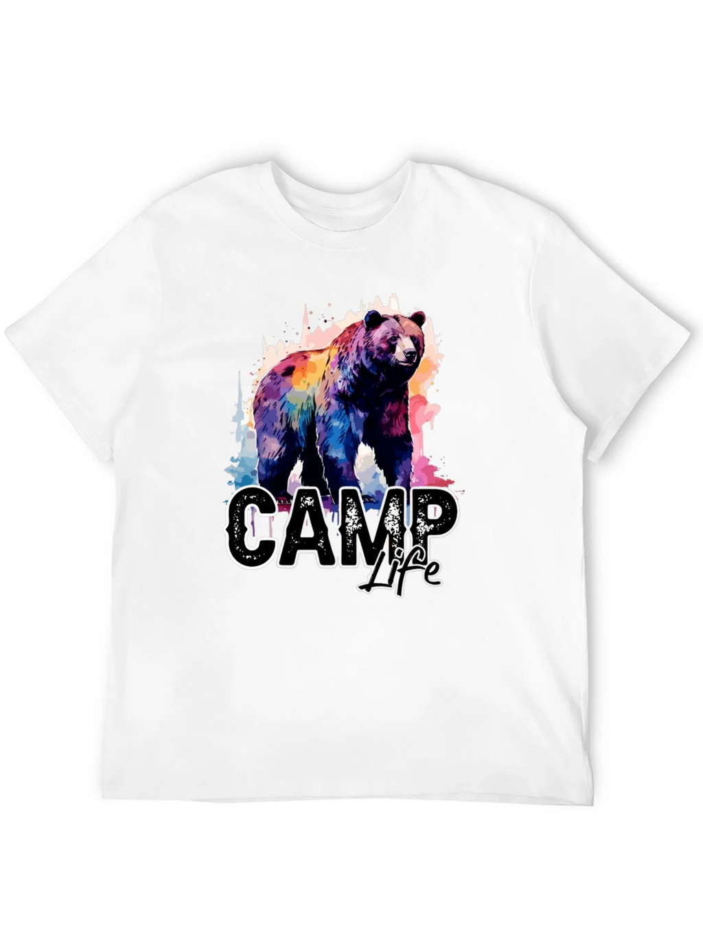 Camp Life Bear Graphic Tee - Black product image 11