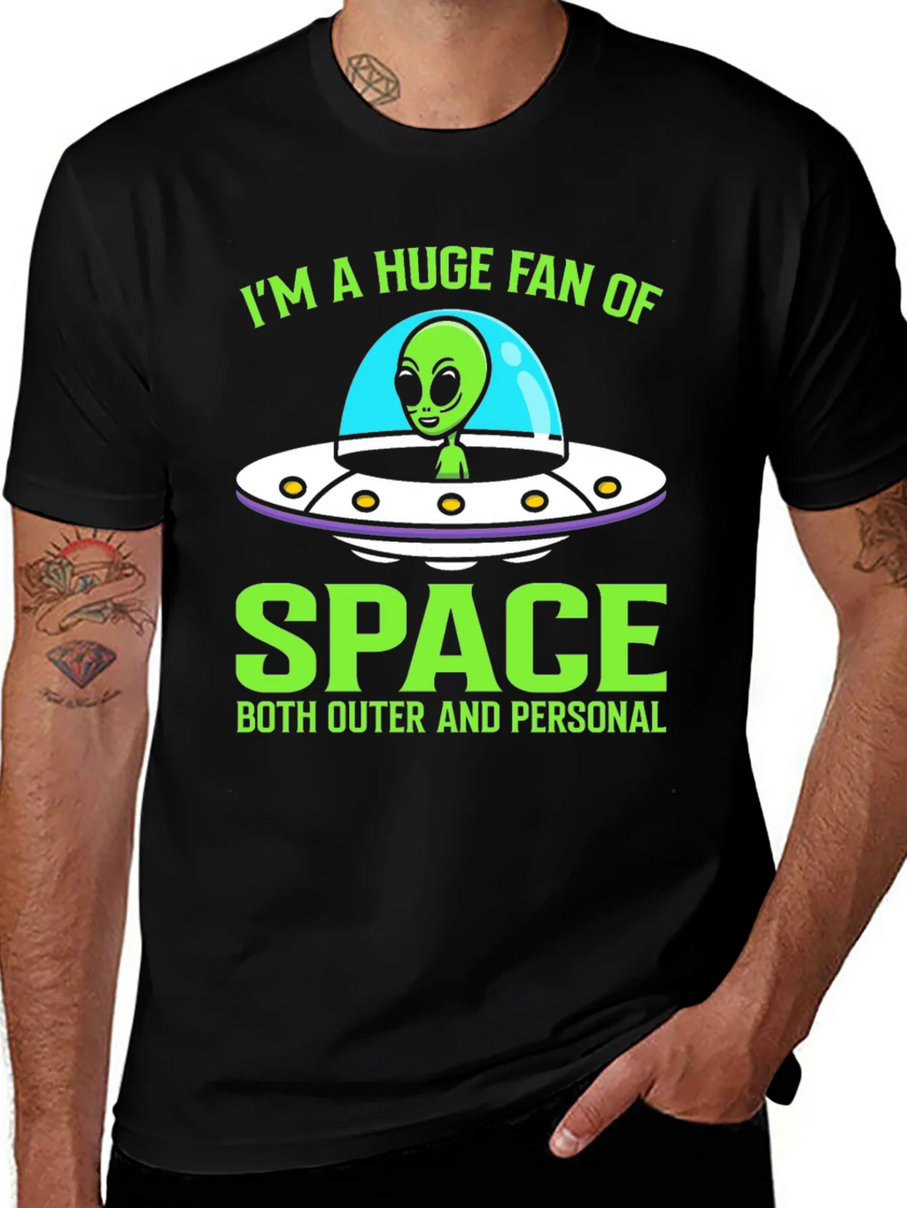 Alien Space Fan T-Shirt product image 1