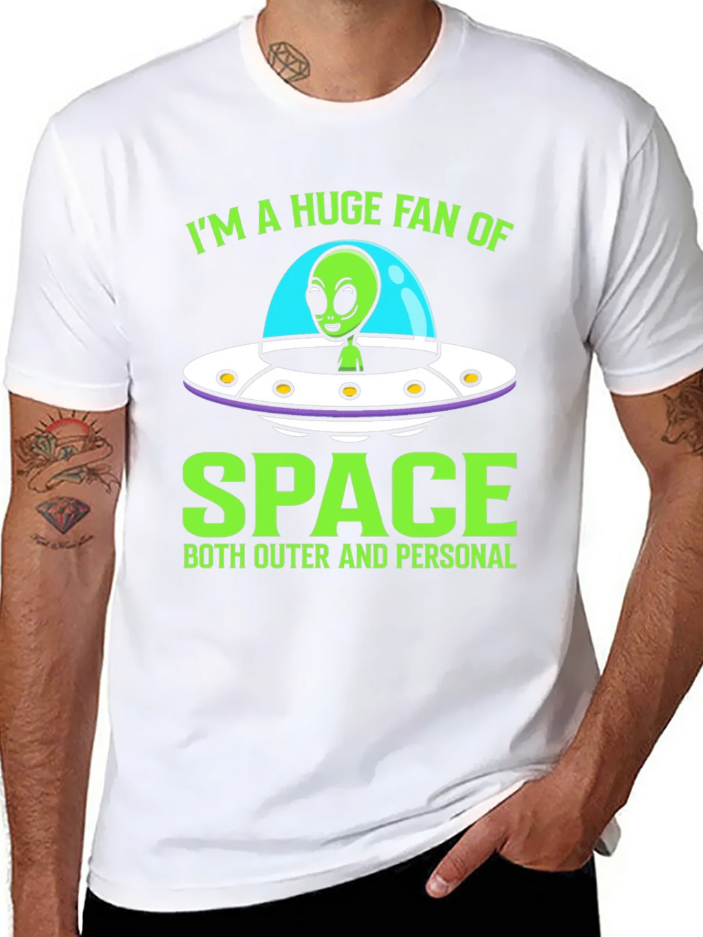 Alien Space Fan T-Shirt product image 7