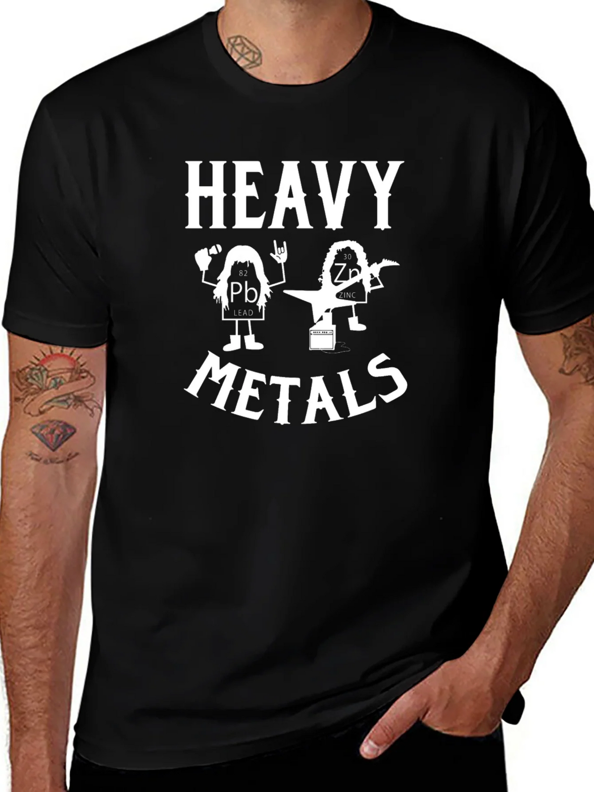 Heavy Metals T-Shirt: Rocking Chemistry Tee product image 1