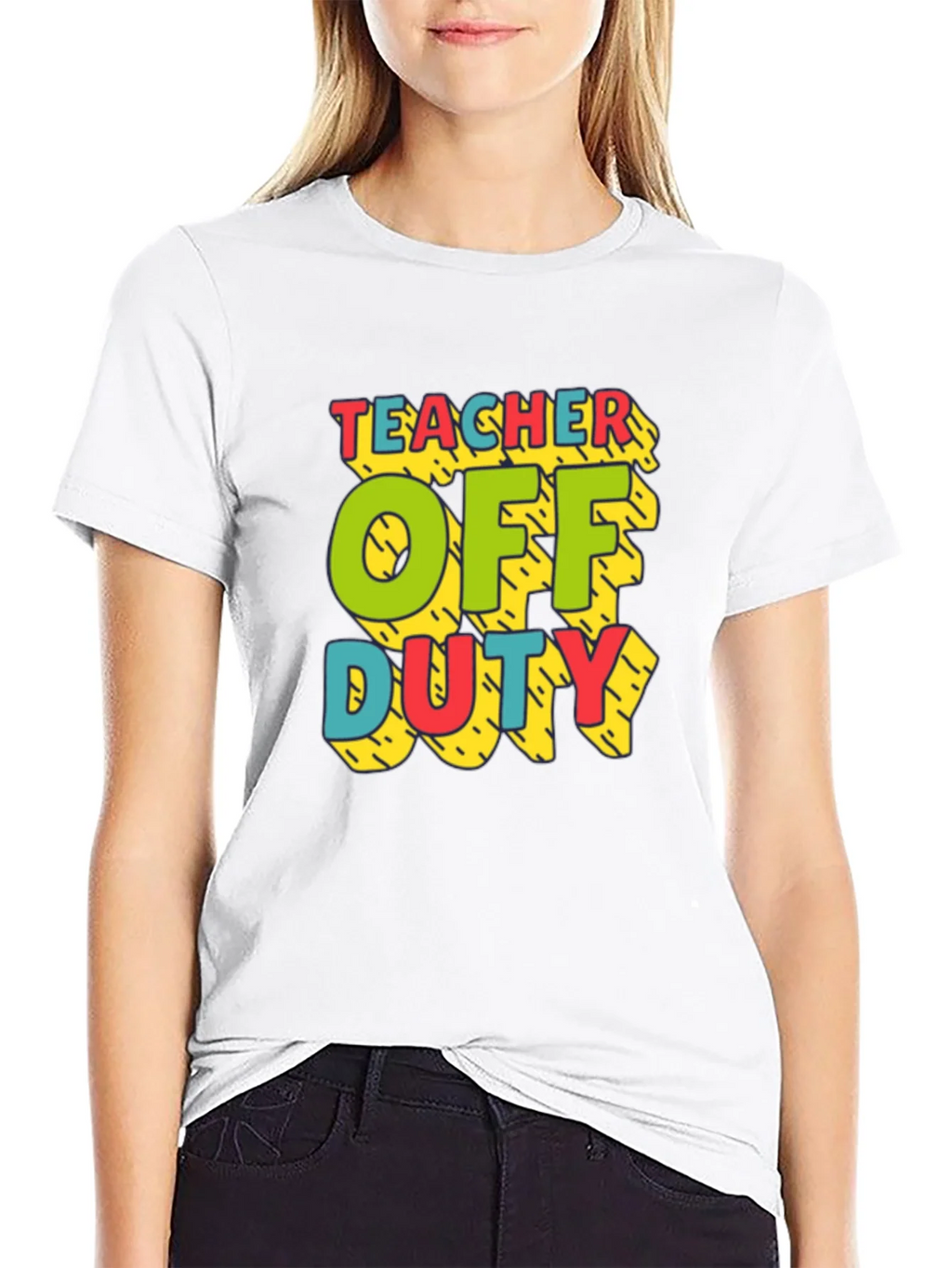 Teacher Off Duty Graphic T-Shirt product image 6