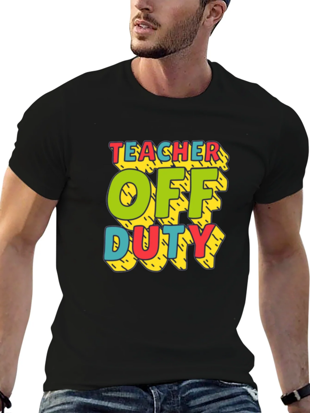 Teacher Off Duty Graphic T-Shirt product image 5