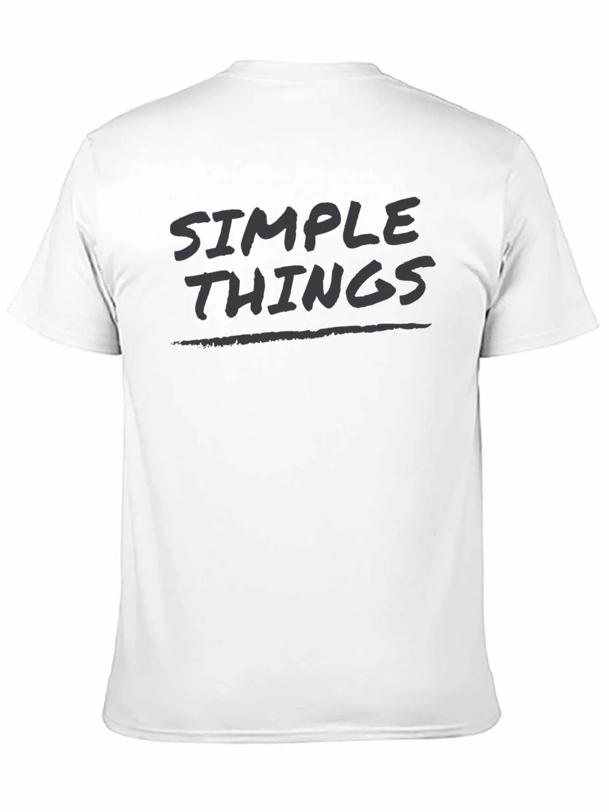 Simple Things Black Graphic T-Shirt product image 10