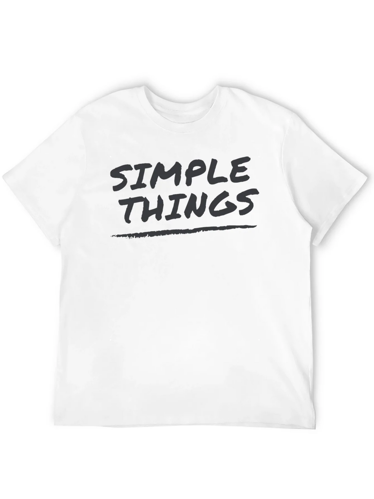 Simple Things Black Graphic T-Shirt product image 11
