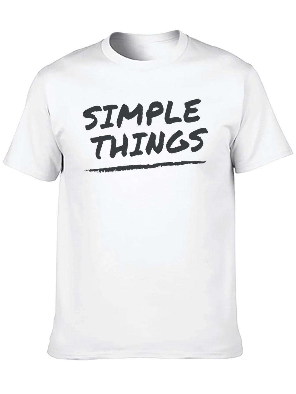 Simple Things Black Graphic T-Shirt product image 9