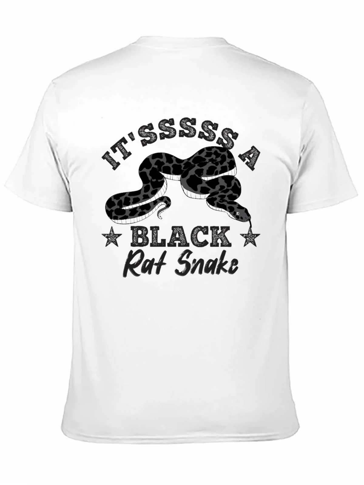 Black Rat Snake Graphic T-Shirt product image 10