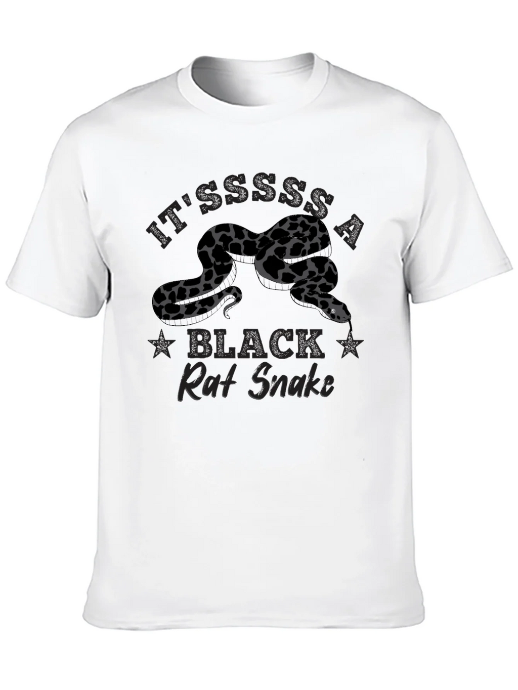 Black Rat Snake Graphic T-Shirt product image 9