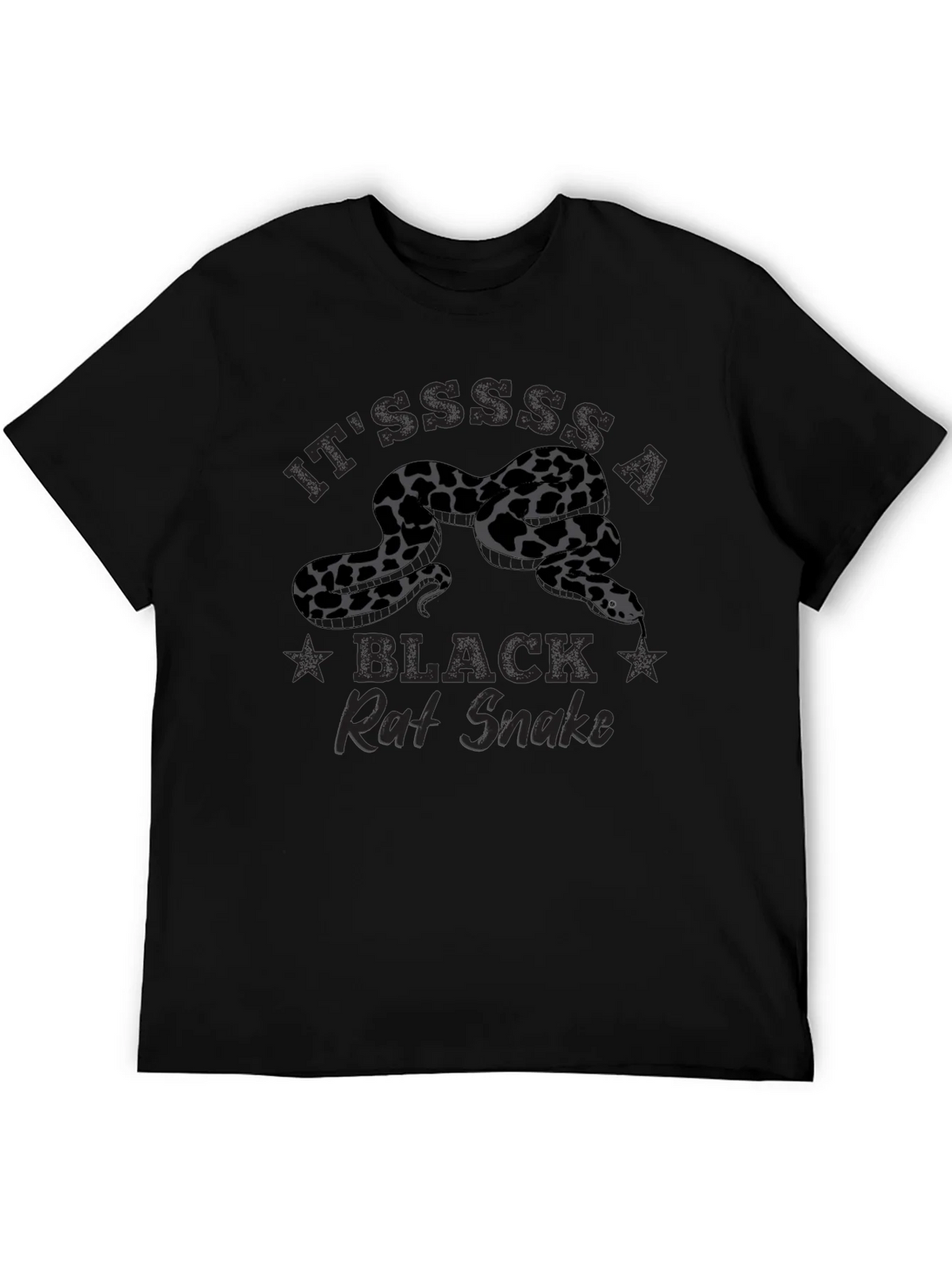 Black Rat Snake Graphic T-Shirt product image 5