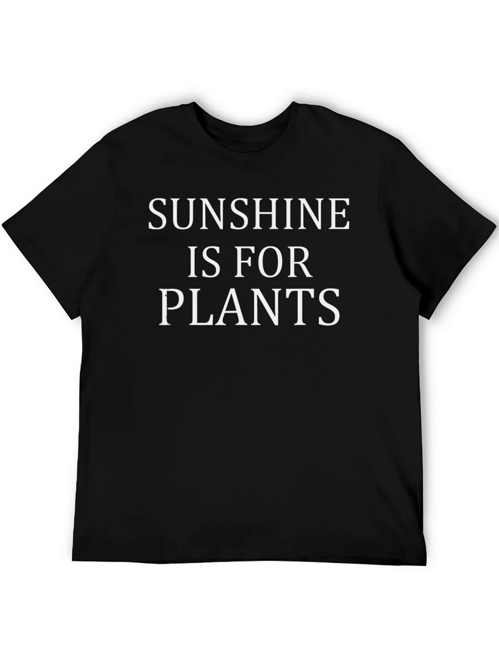 Sunshine Is For Plants Black T-Shirt product image 5
