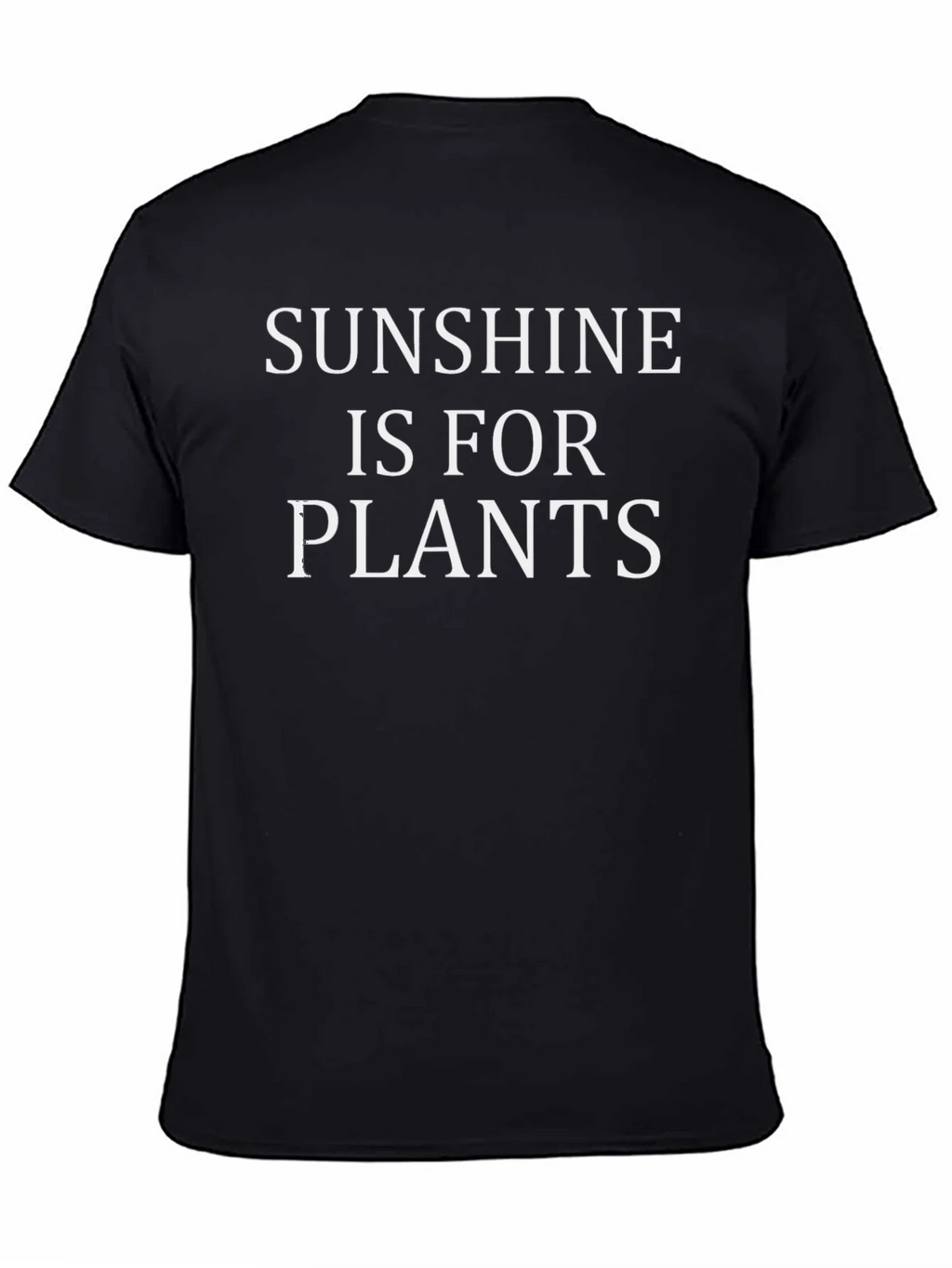 Sunshine Is For Plants Black T-Shirt product image 4