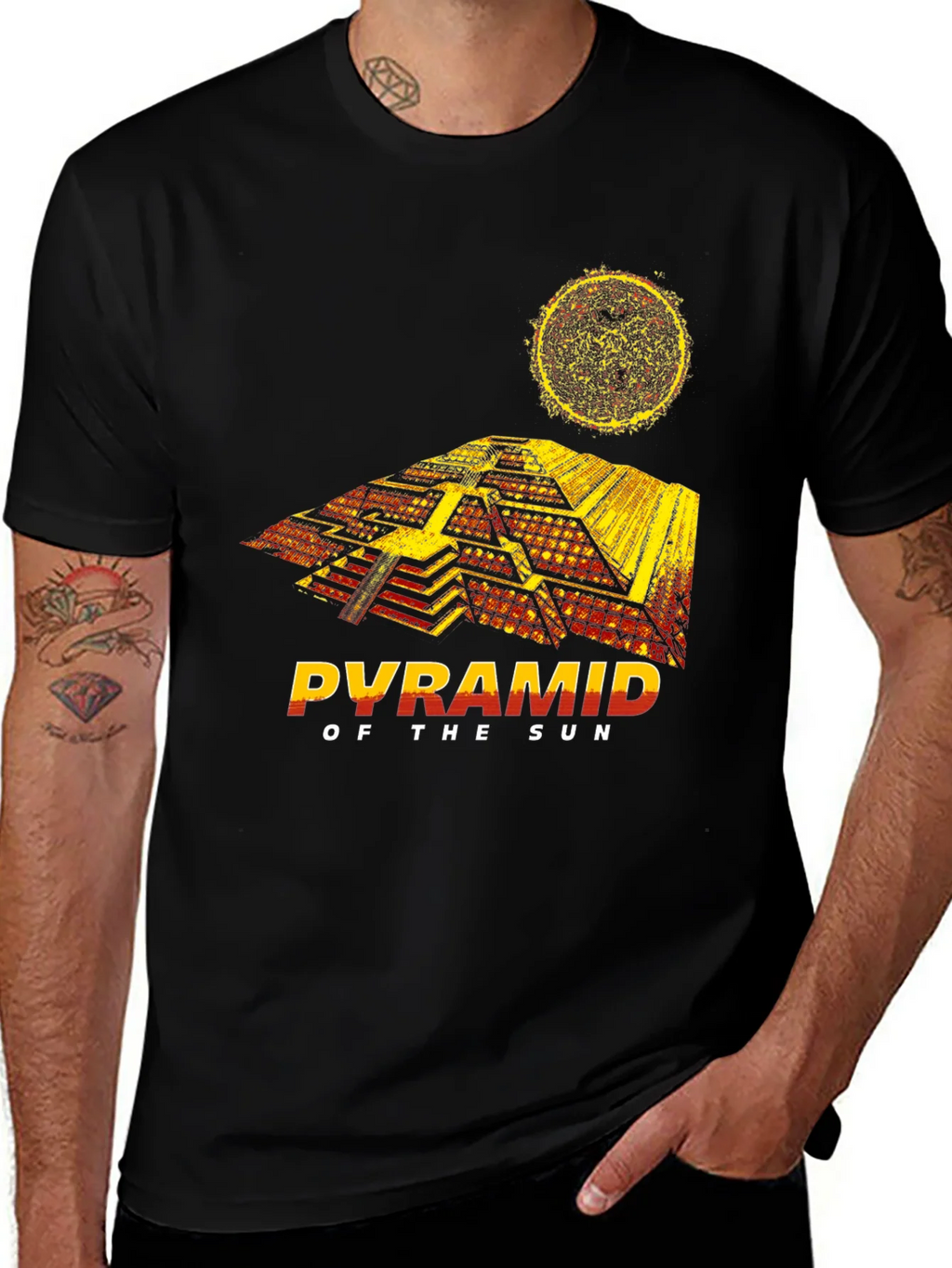 Pyramid of The Sun Graphic T-Shirt product image 1