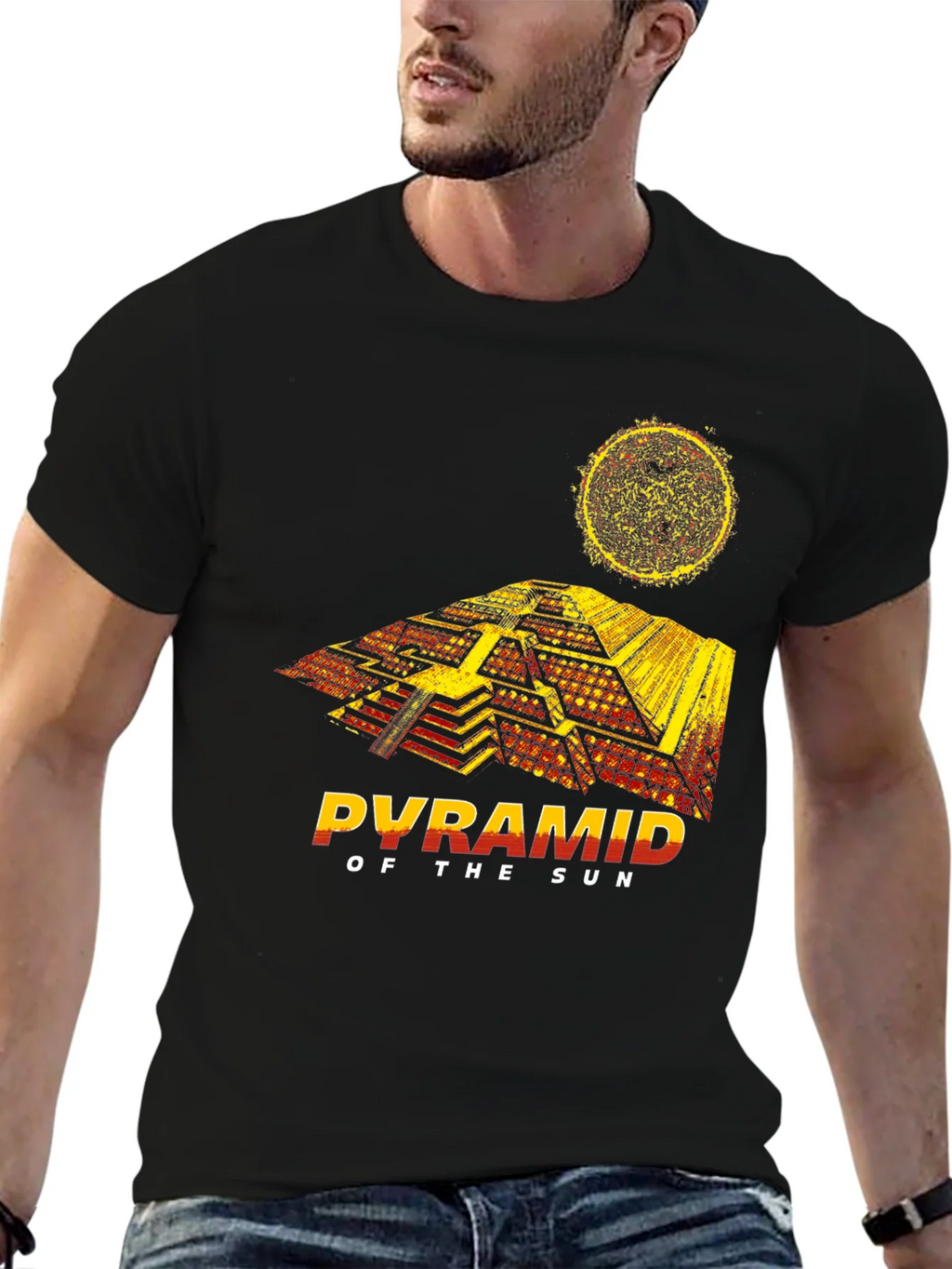 Pyramid of The Sun Graphic T-Shirt product image 6