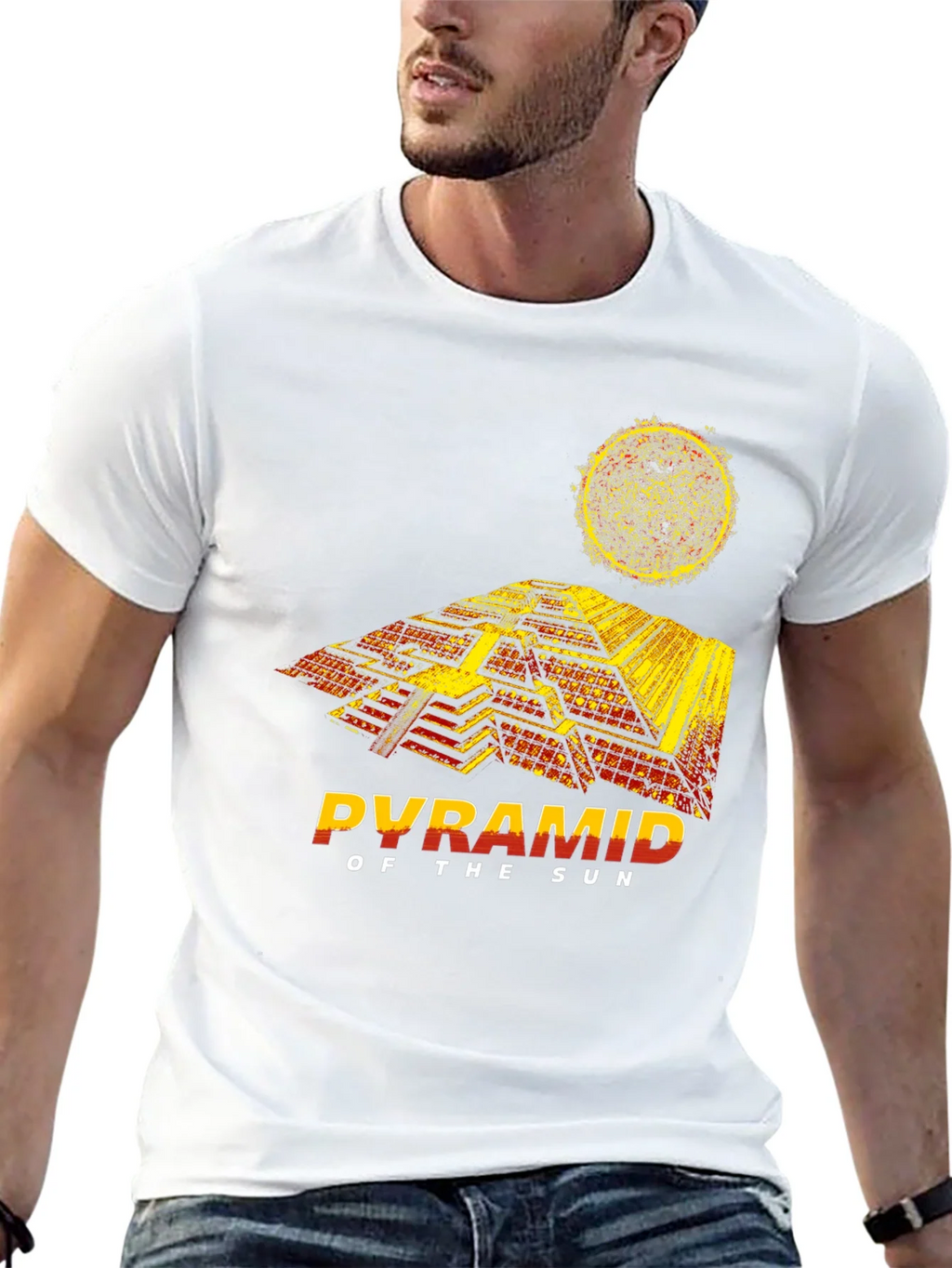 Pyramid of The Sun Graphic T-Shirt product image 12