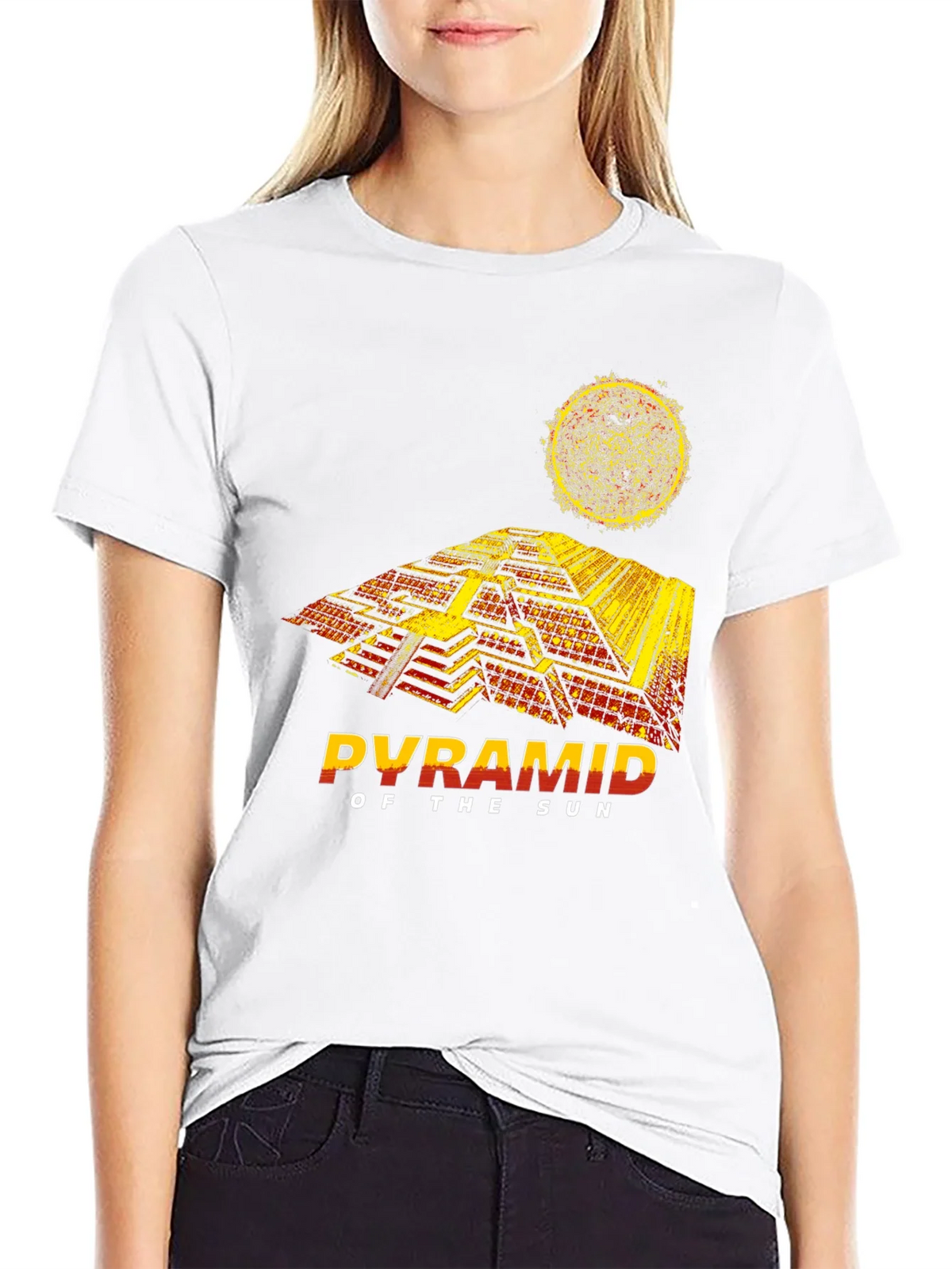 Pyramid of The Sun Graphic T-Shirt product image 8
