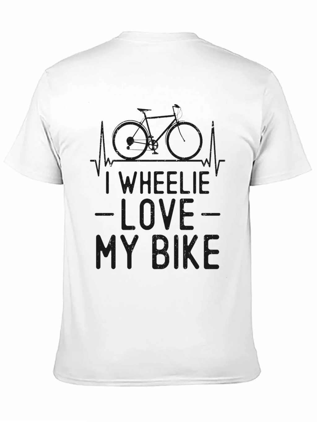 I Wheelie Love My Bike Graphic Tee - Black product image 8