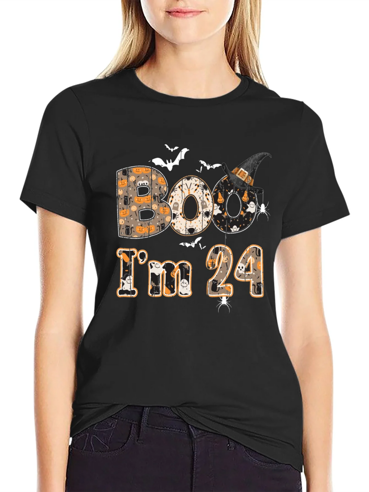 Boo Im 24 Halloween Graphic Tee product image 2