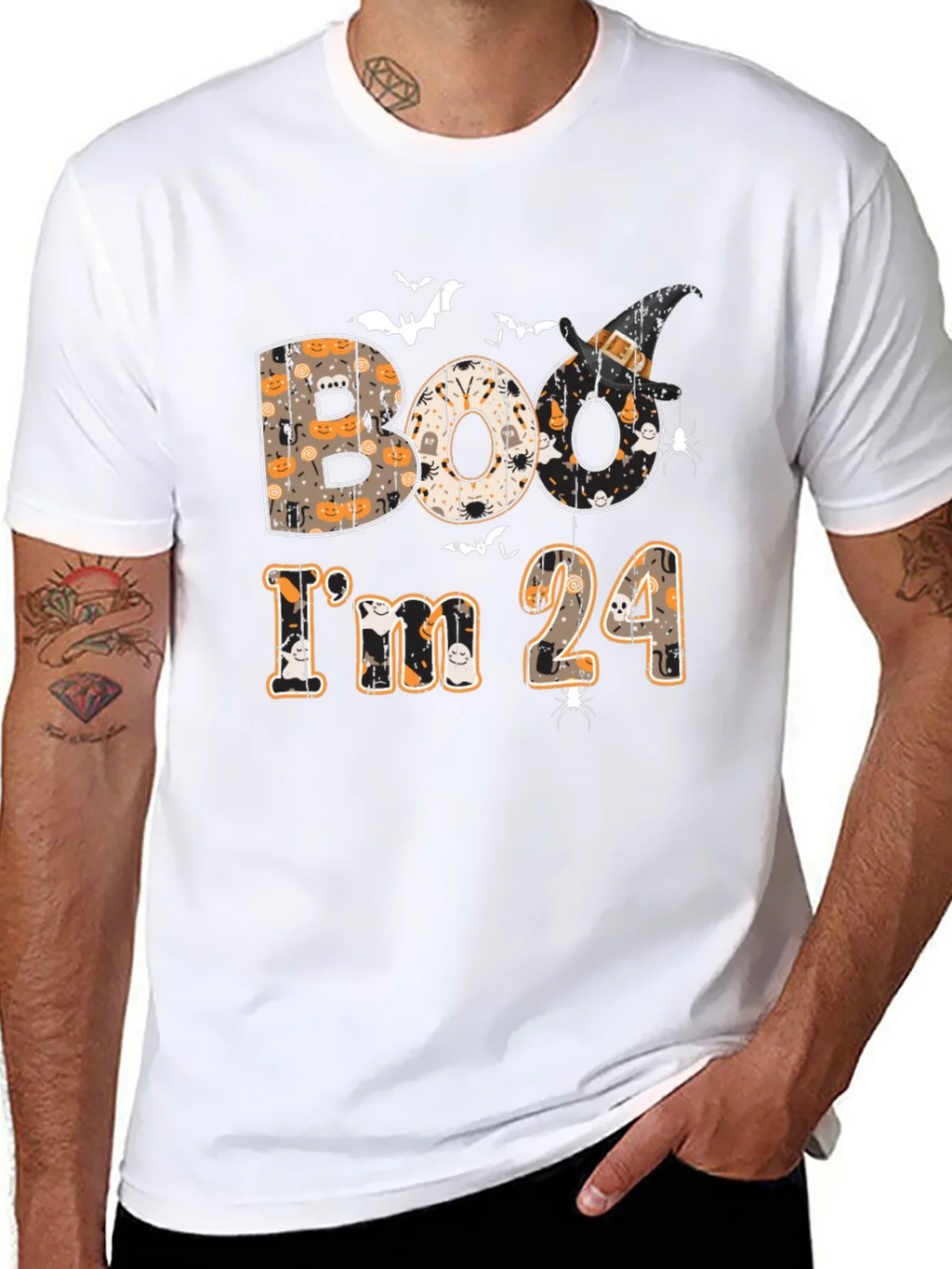 Boo Im 24 Halloween Graphic Tee product image 7