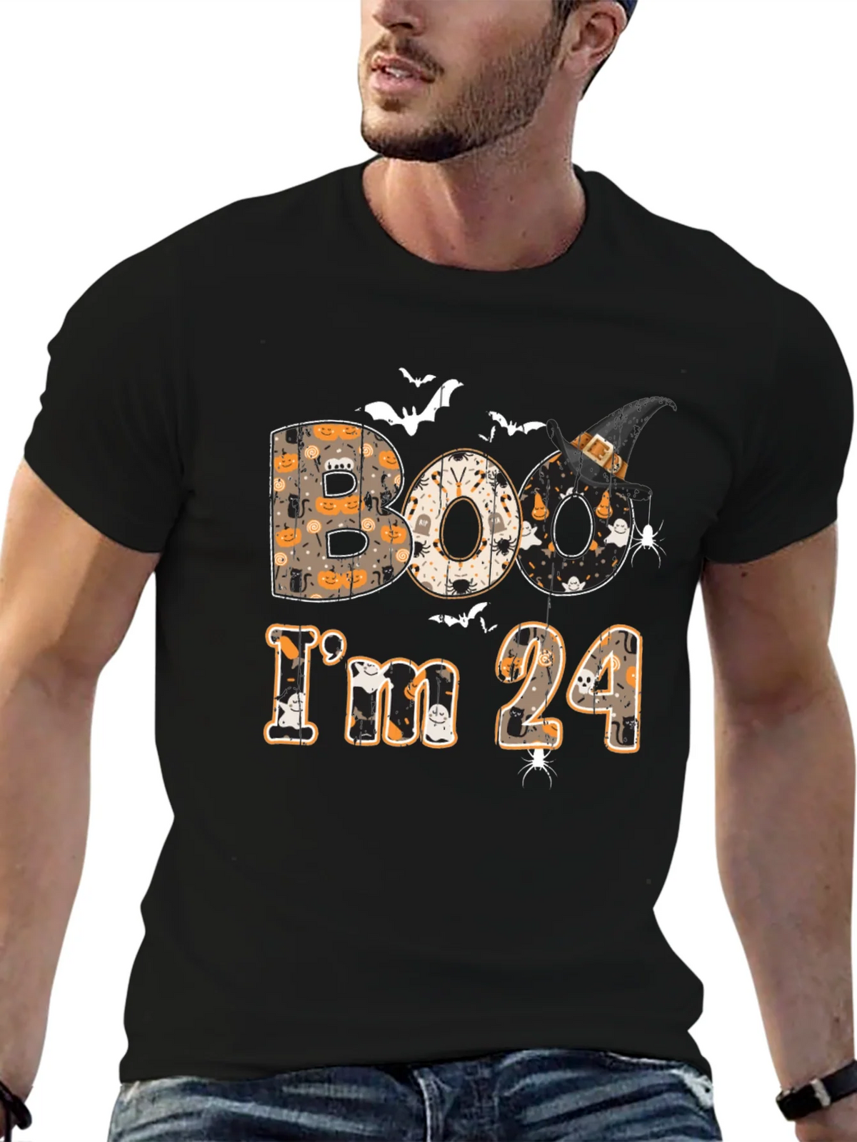 Boo Im 24 Halloween Graphic Tee product image 6