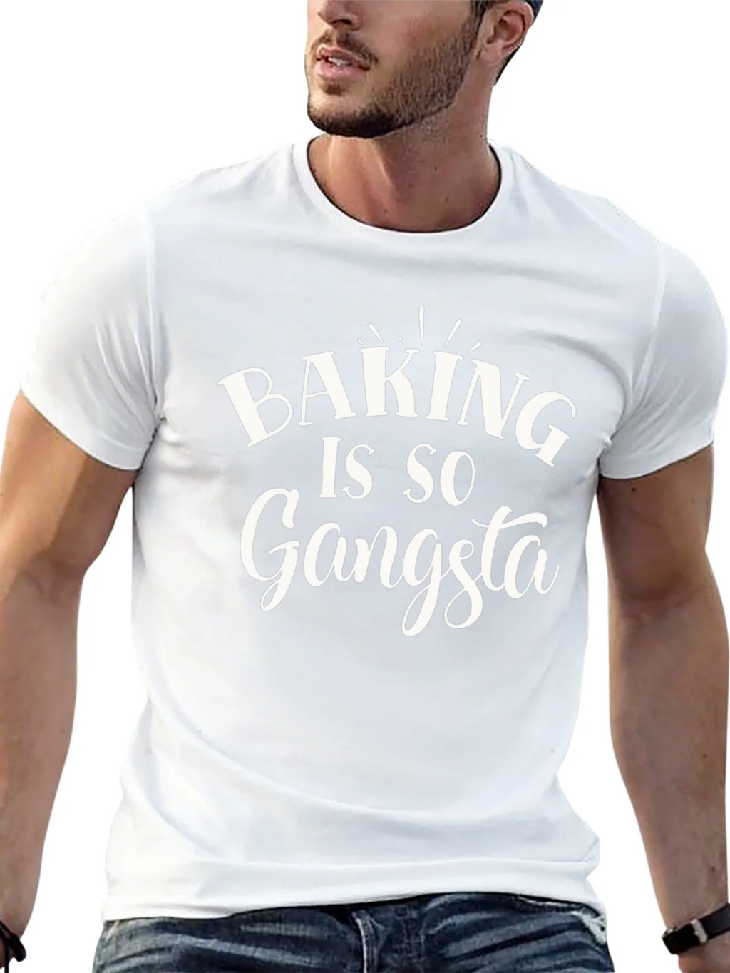 Baking is So Gangsta T-Shirt product image 12