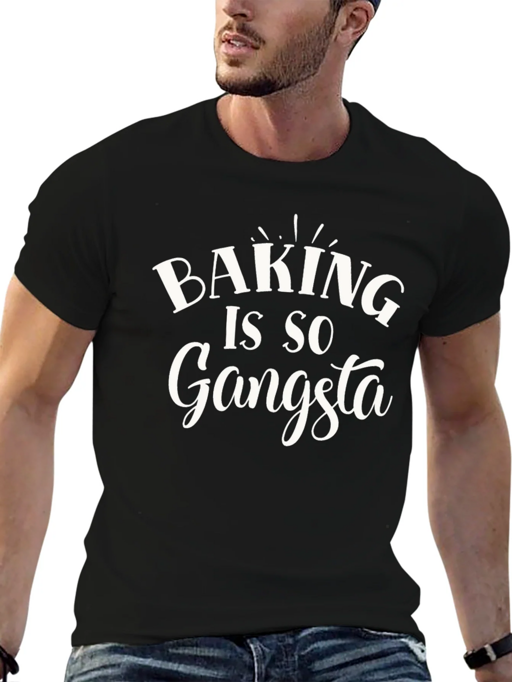 Baking is So Gangsta T-Shirt product image 6
