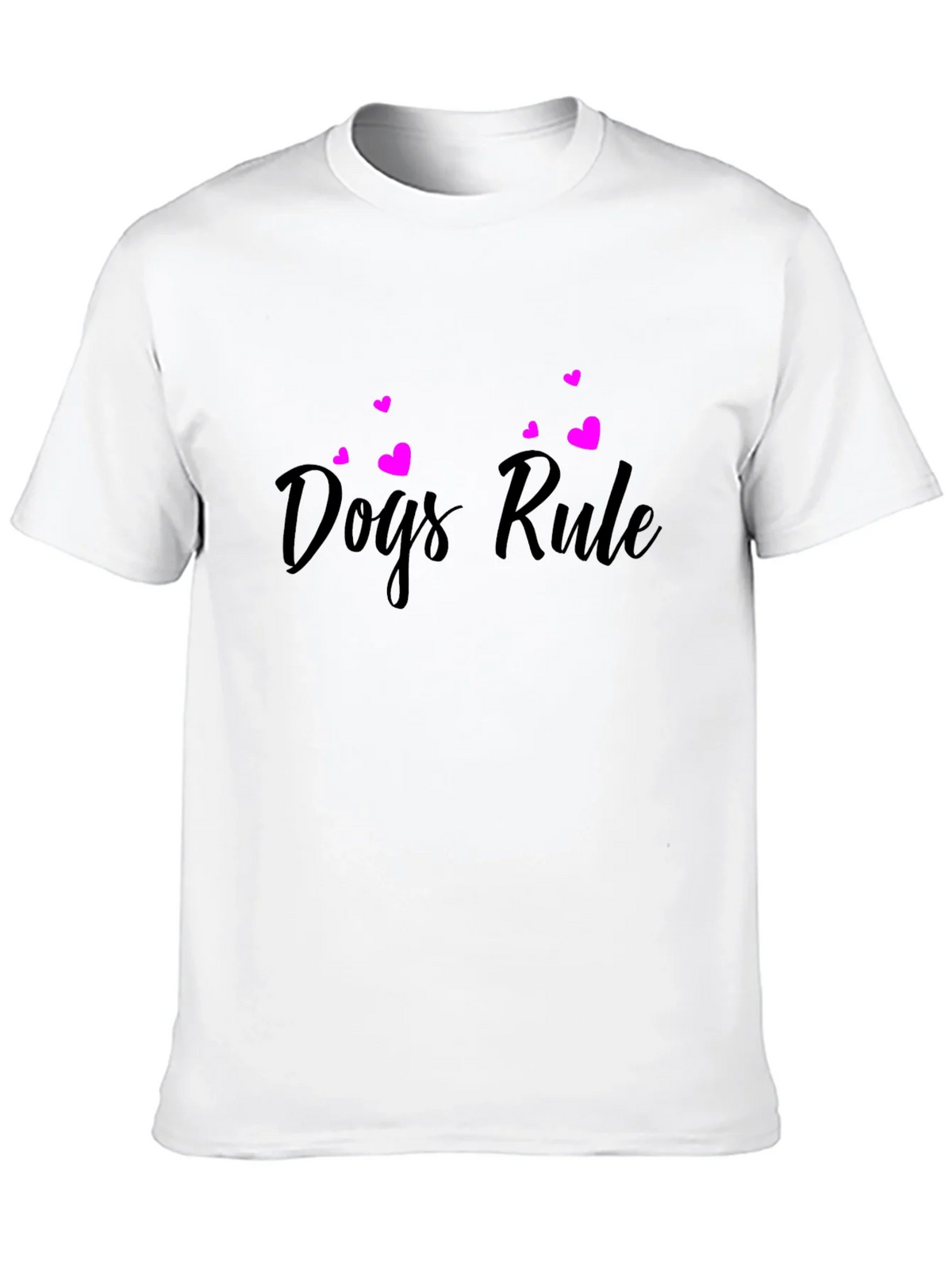 Dogs Rule Black T-Shirt product image 8
