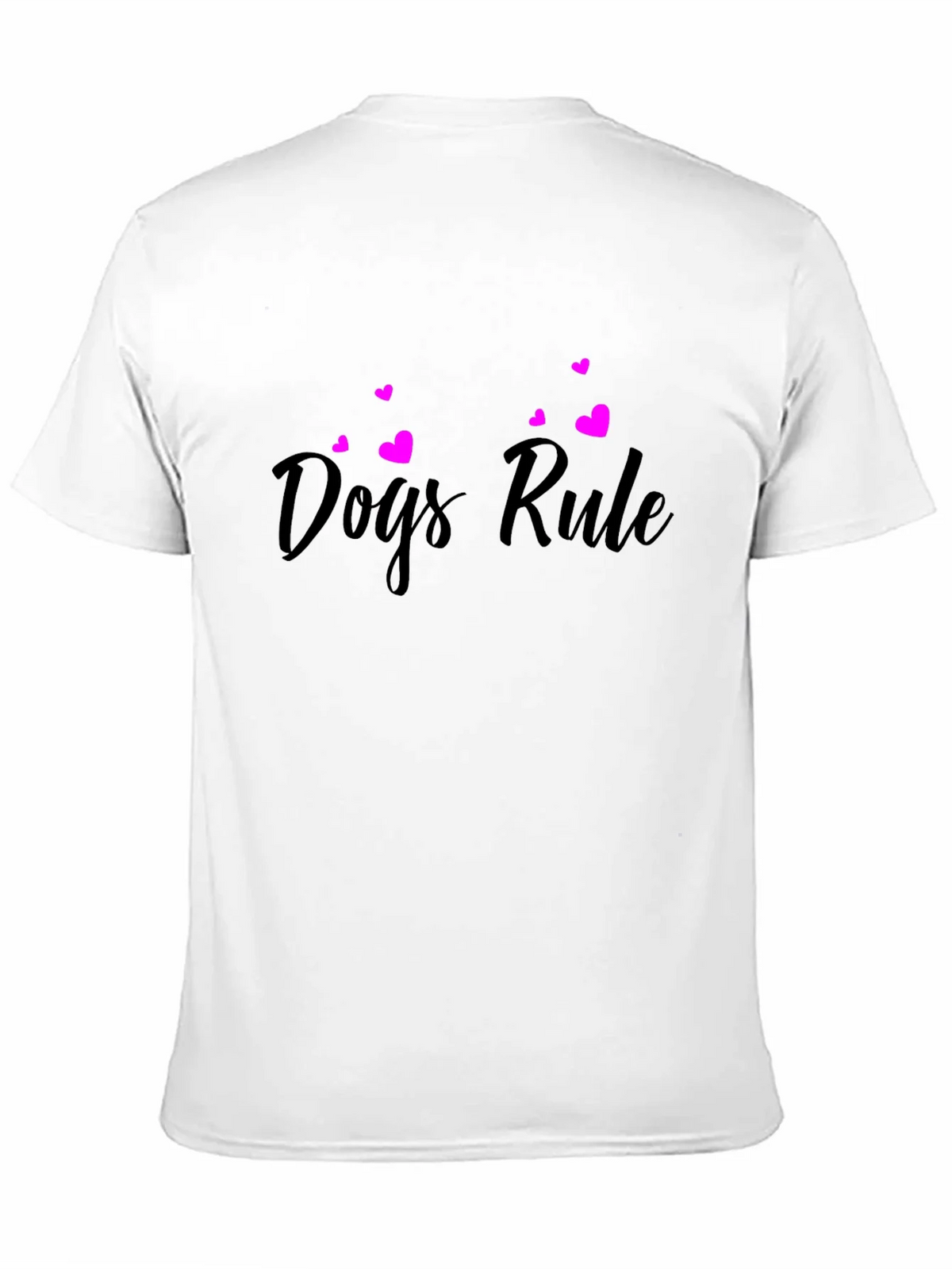 Dogs Rule Black T-Shirt product image 9