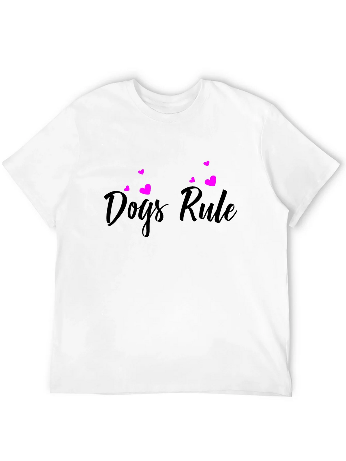Dogs Rule Black T-Shirt product image 10