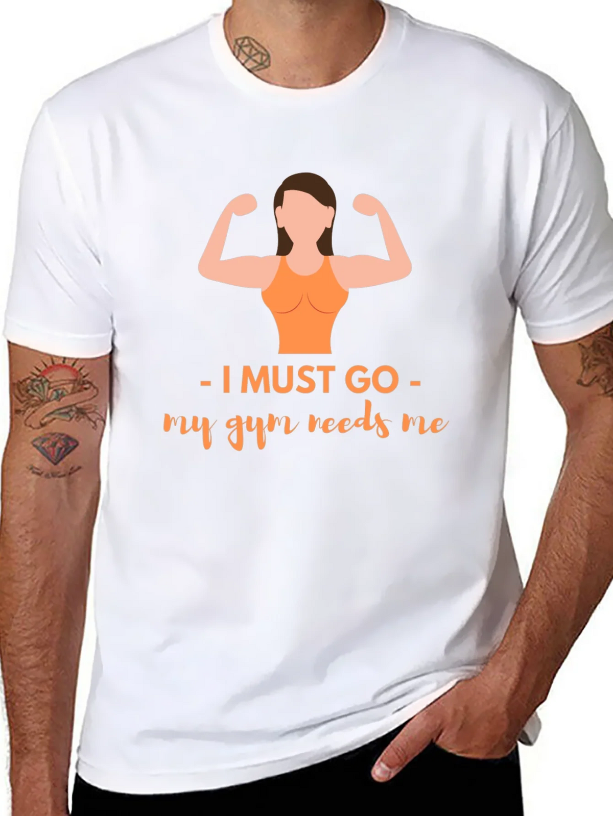 Gym Needs Me Graphic T-Shirt product image 7