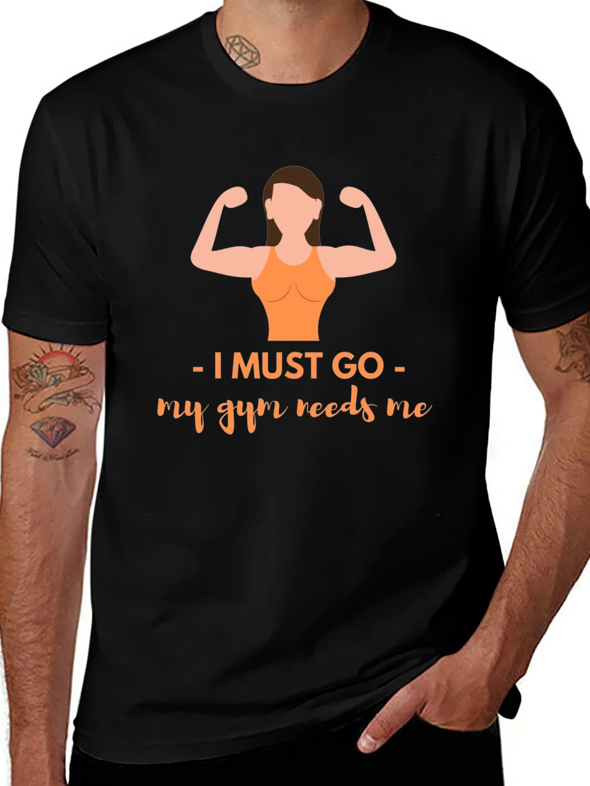 Gym Needs Me Graphic T-Shirt product image 1