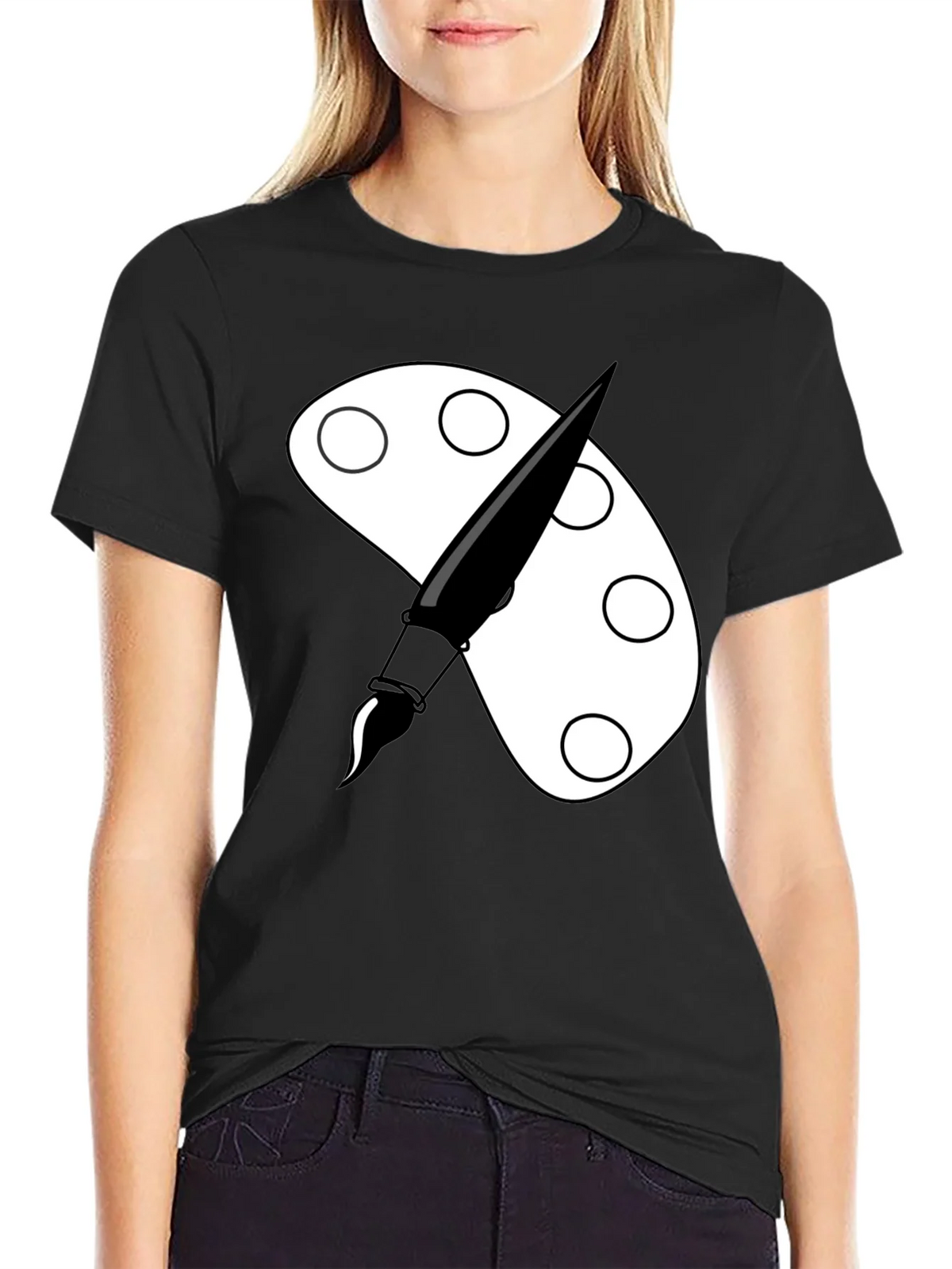 Artist Palette T-Shirt - Creative & Stylish product image 2
