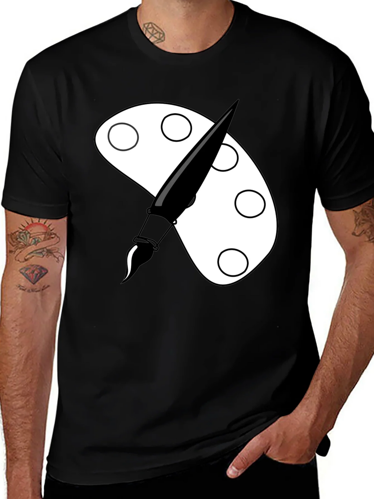 Artist Palette T-Shirt - Creative & Stylish product image 1