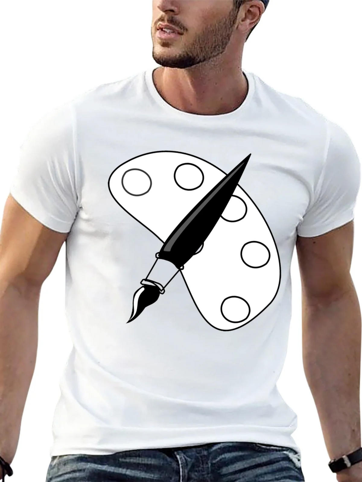 Artist Palette T-Shirt - Creative & Stylish product image 12
