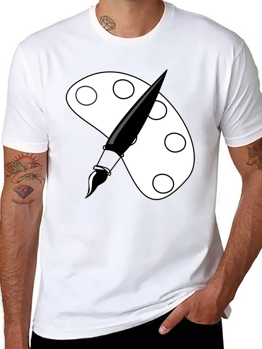 Artist Palette T-Shirt - Creative & Stylish product image 7