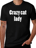 Crazy Cat Lady T-Shirt - Novelty Tee for Lovers product image 1