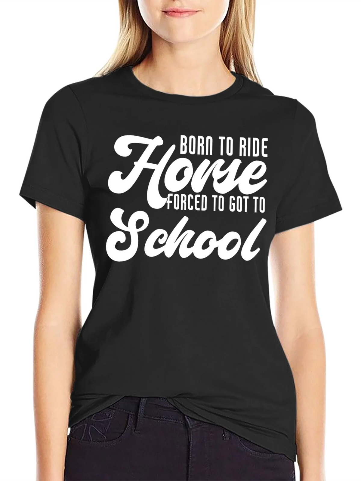 Born to Ride Horse T-Shirt product image 2
