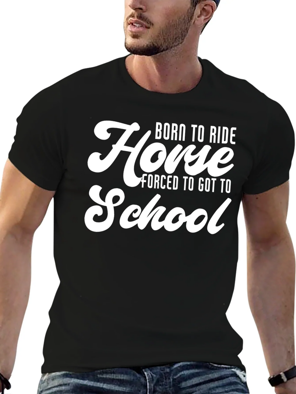 Born to Ride Horse T-Shirt product image 6
